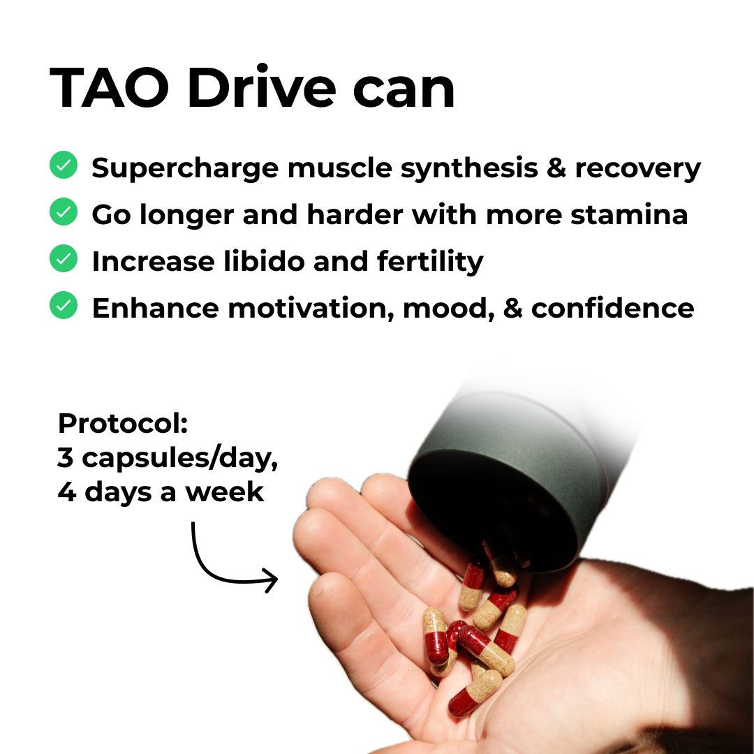 TAO DRIVE - Testosterone Support Capsules