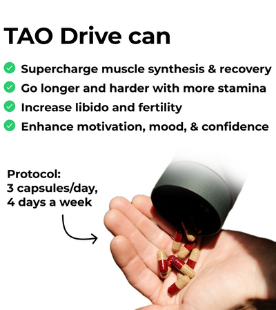 TAO DRIVE - Testosterone Support Capsules